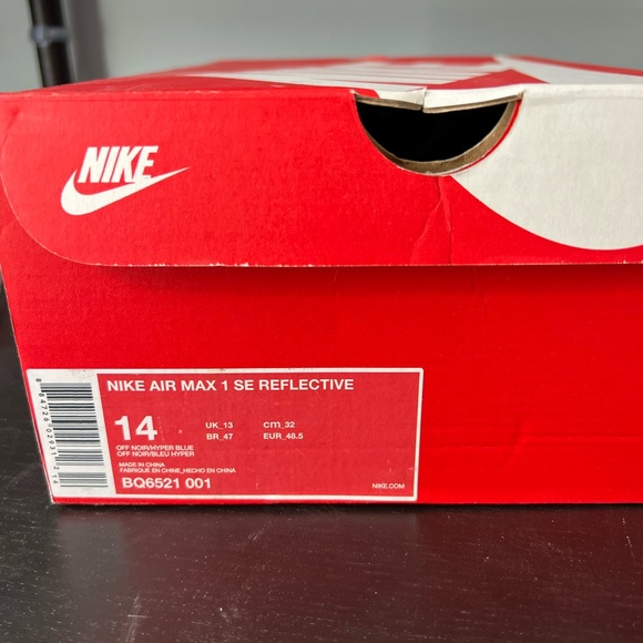 Size 14 Nike air max 1 SE reflective - Picture 4 of 7